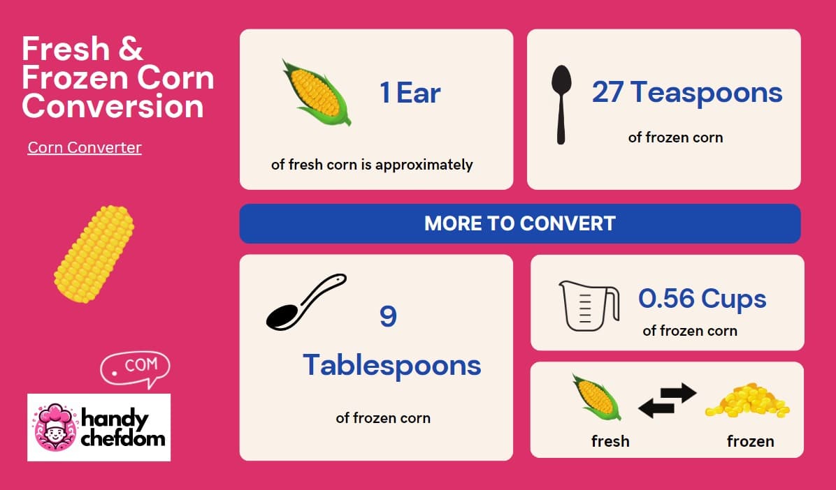 Fresh and Frozen Corn Conversion