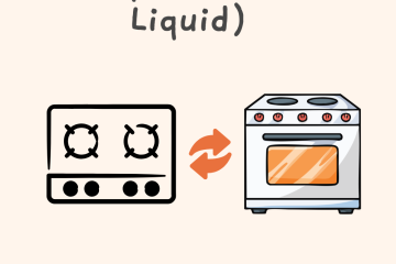 Stove Top and Oven Converter (Temp, Time and Liquid)