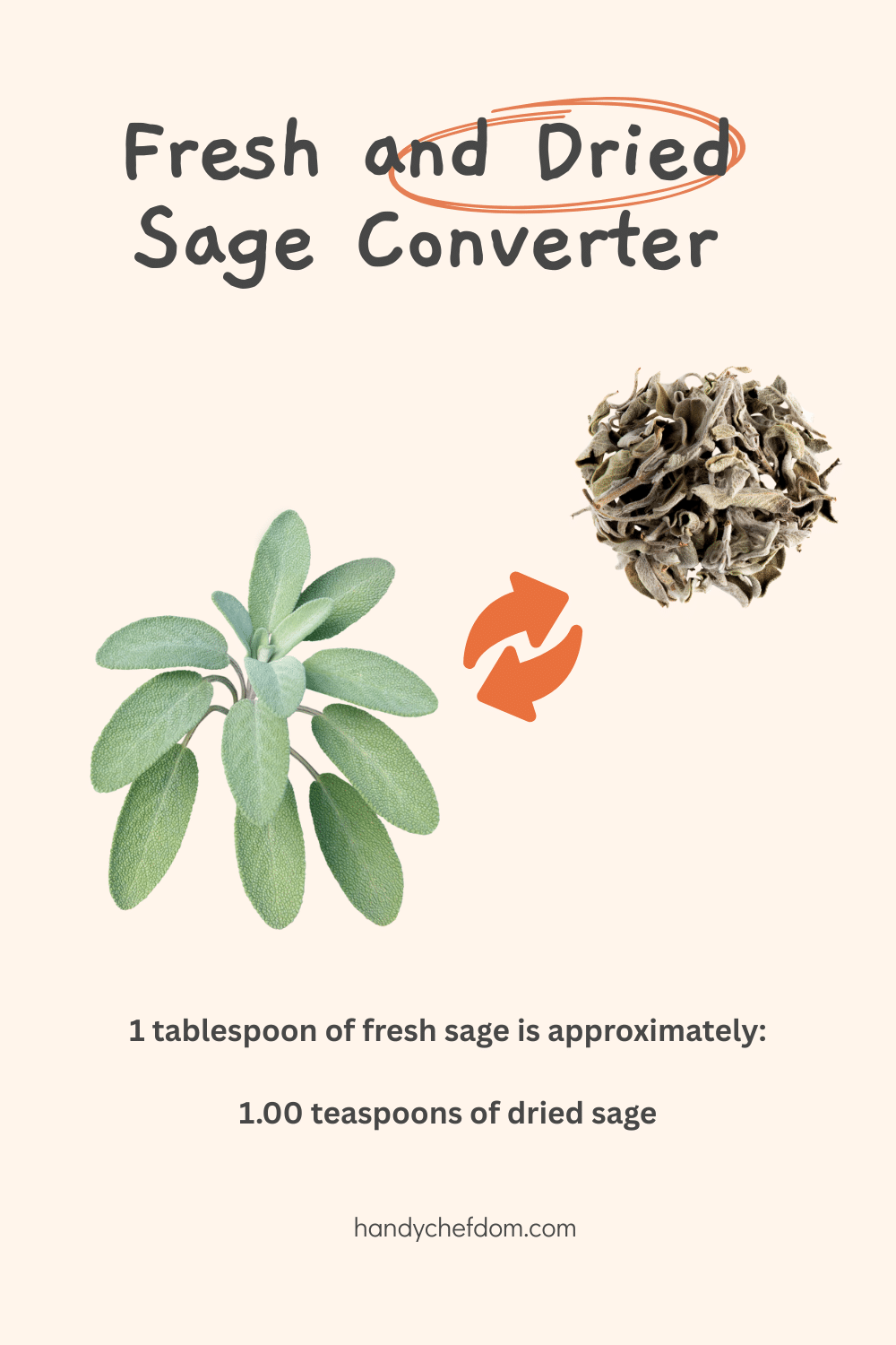 Fresh and Dried Sage Converter