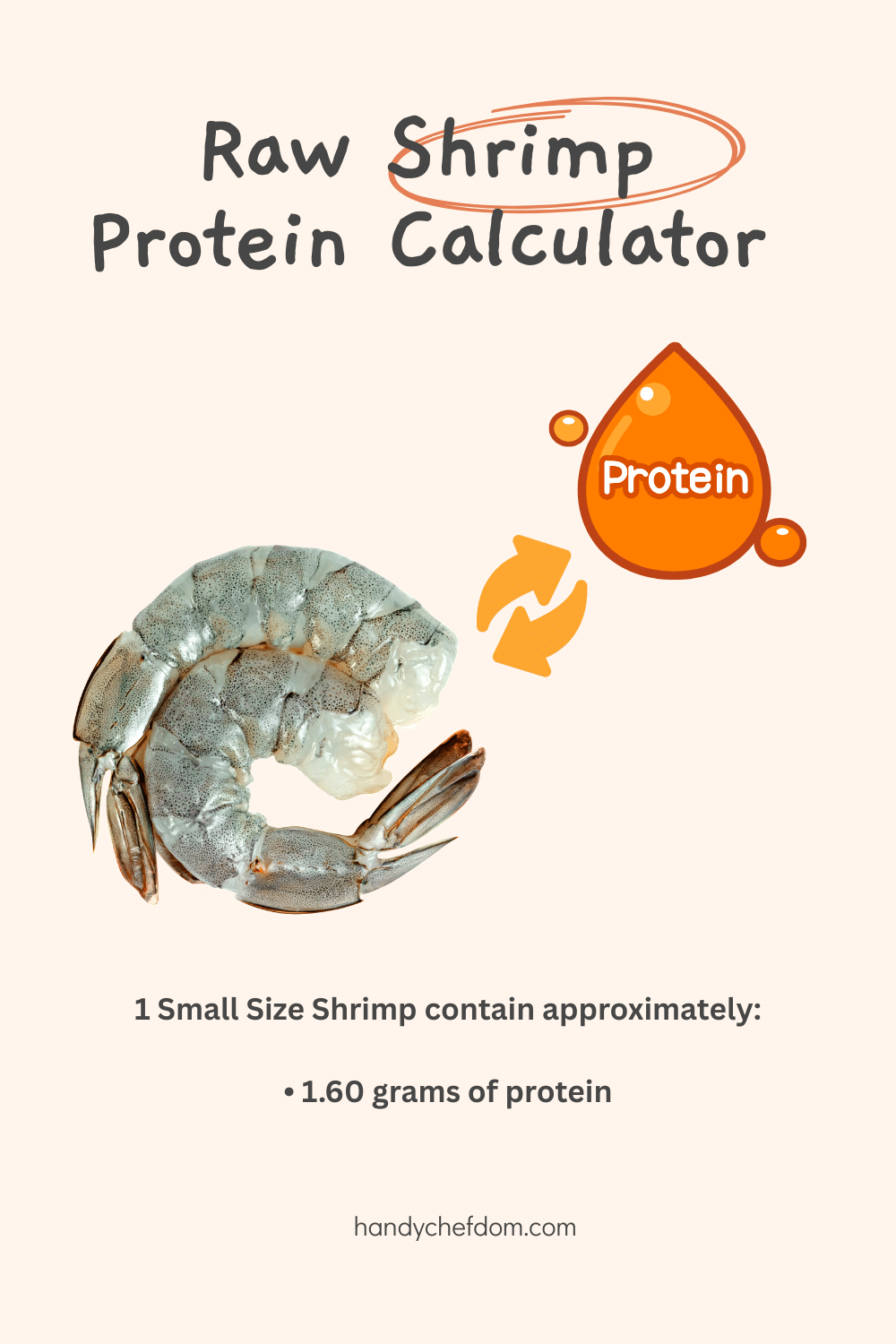 Raw Shrimp Protein Calculator