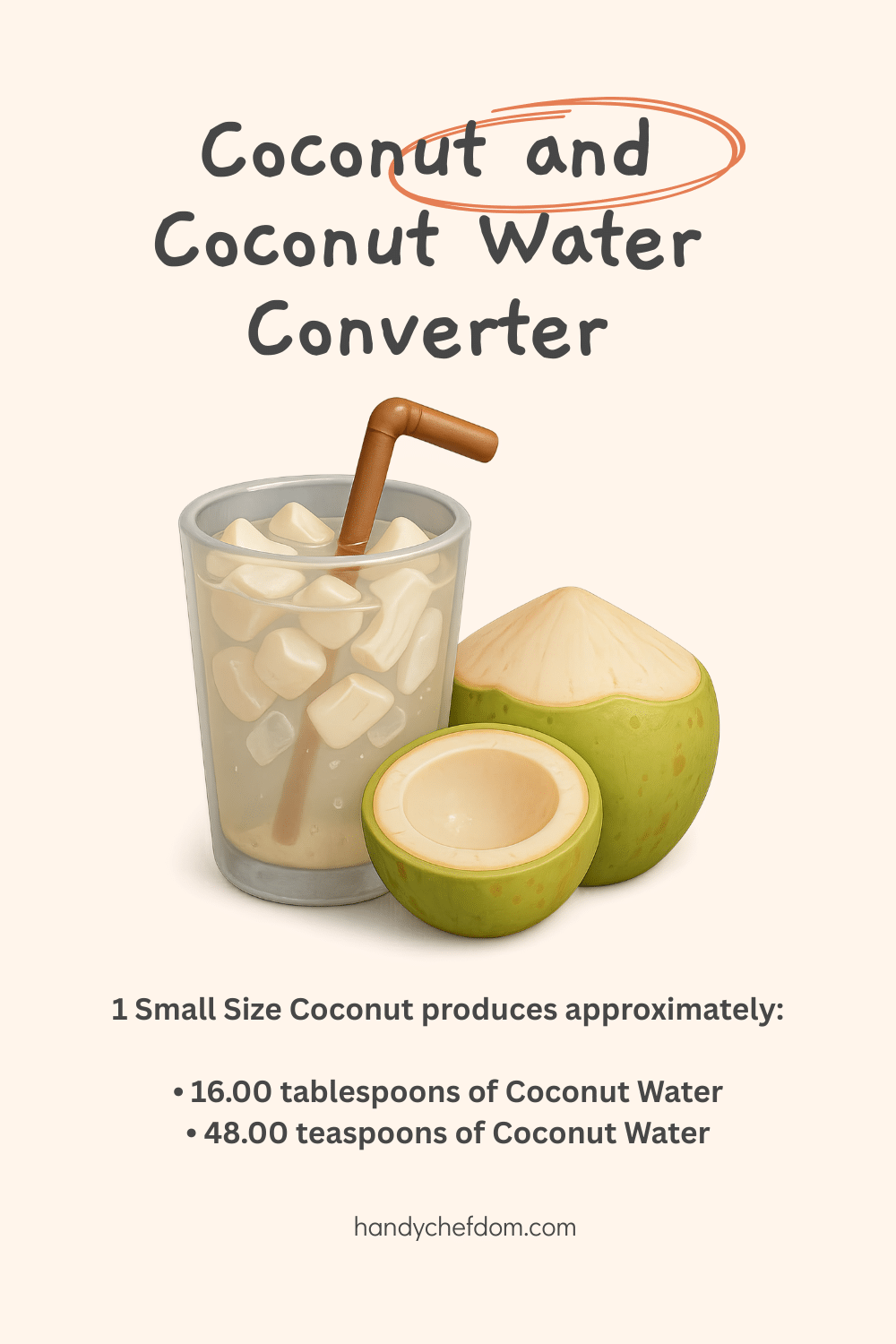 Coconut and Coconut Water Converter