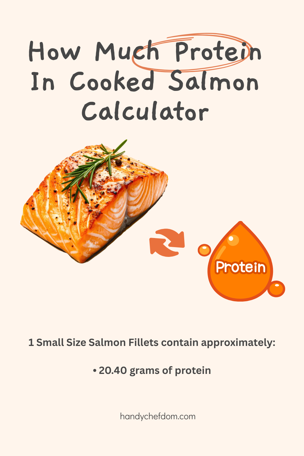 How Much Protein In Cooked Salmon Calculator