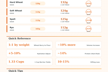 Fresh Milled Flour Conversion Calculator