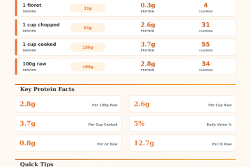 Protein in Broccoli Calculator – How Much Protein Does Broccoli Have?