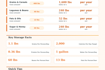 1 Year Food Storage Calculator: How Much Food Do You Need?
