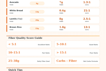 Carb to Fiber Ratio Calculator – Find Your Net Carbs & Fiber Score