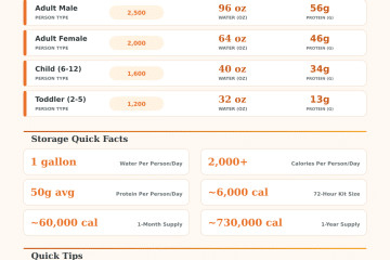 Emergency Food Storage Calculator: How Much Food to Store Per Person?