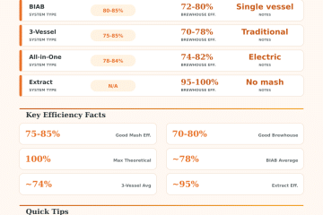 Homebrew Efficiency Calculator: Mash & Brewhouse Efficiency