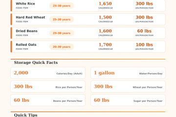 Long-Term Food Storage Calculator: How Much Food to Store?