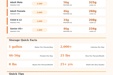 Prepper Food Storage Calculator: How Much Food Do You Need?