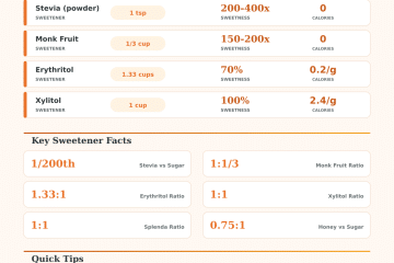 Sweetener Conversion Calculator – Sugar Substitutes Made Easy