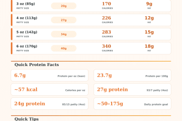 Turkey Burger Protein Calculator – How Much Protein Per Patty?