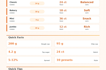 Chocolate Chip Cookie Sugar Calculator
