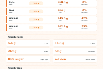 Corn Syrup Sugar Calculator: Spoon to Cup Guide