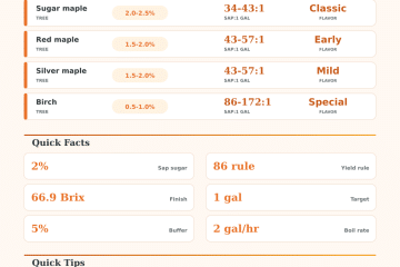 Tree Sap to Maple Syrup Calculator