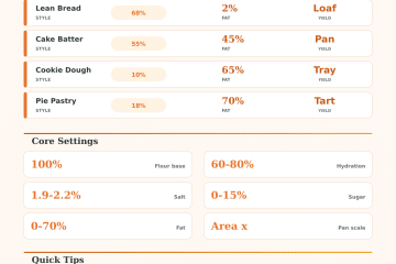 Baking Ratio Calculator for Baker’s Percentages