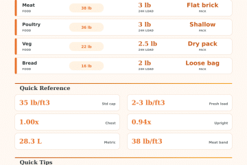 Freezer Load Calculator for Food Storage