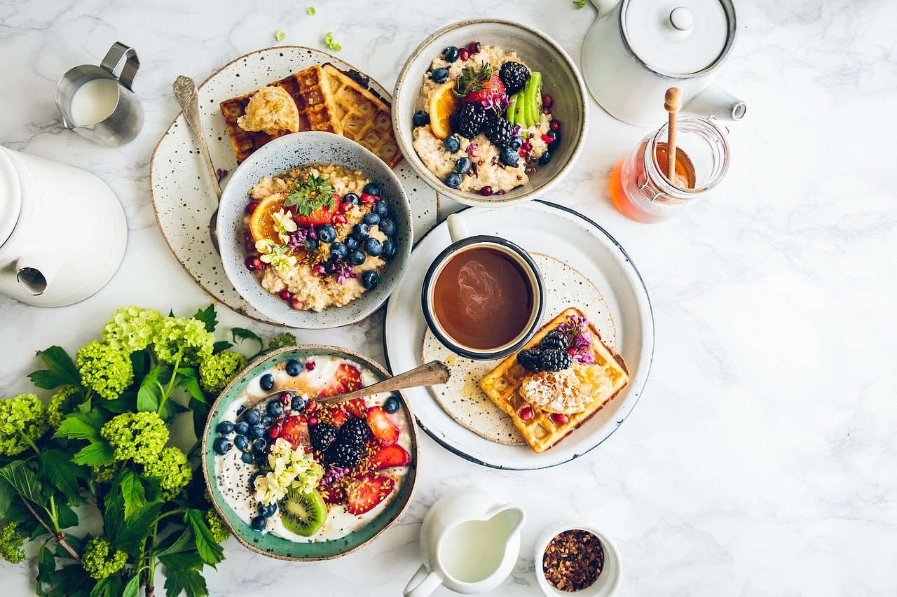 honey in yogurt bowl