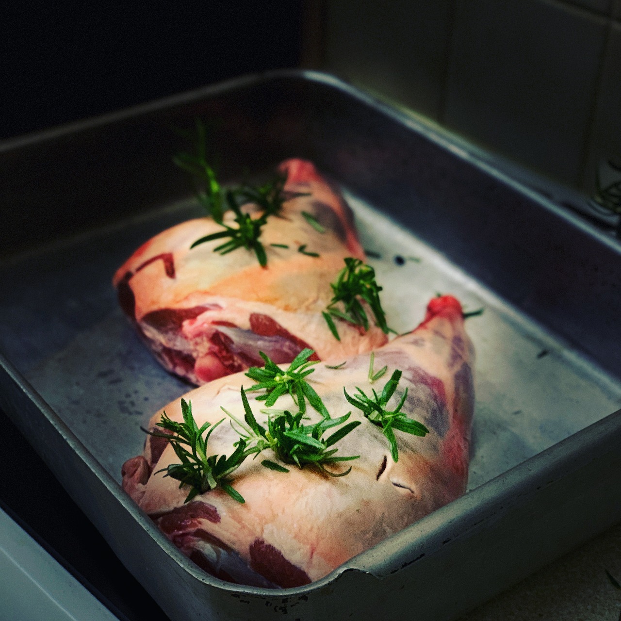 lamb leg rosemary garlic