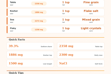 Salt to Sodium Conversion Calculator