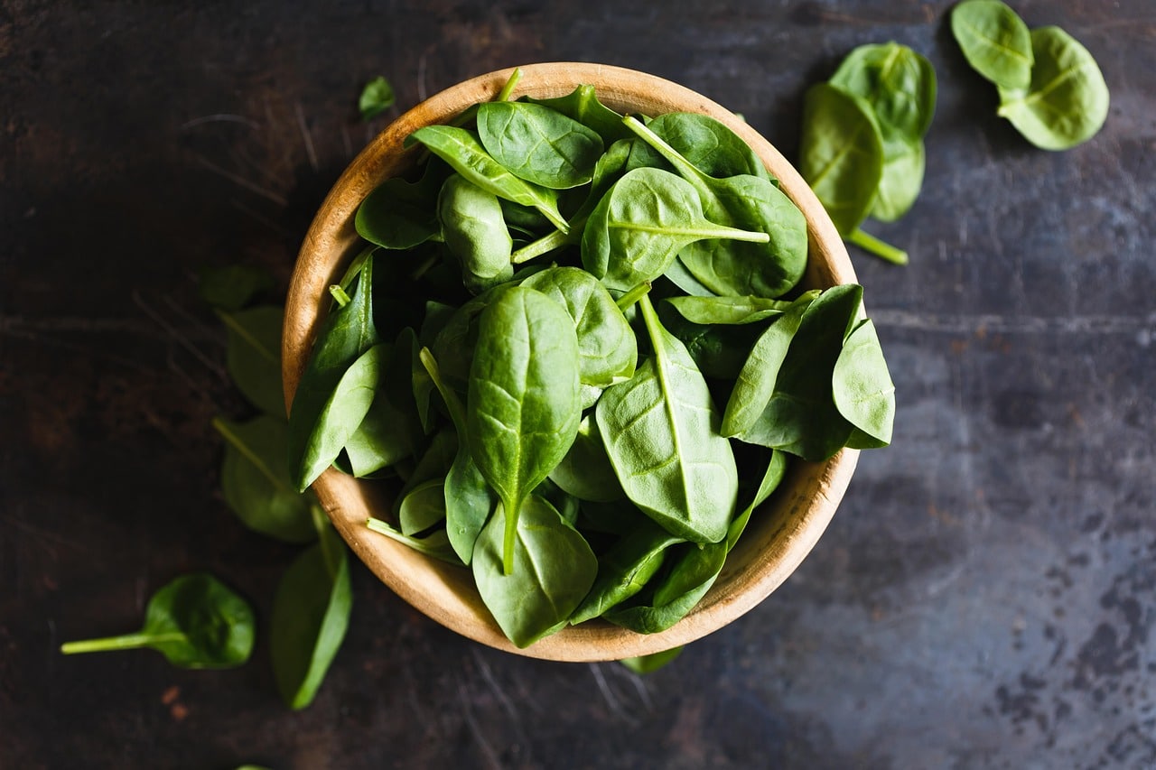 spinach paper towels fridge